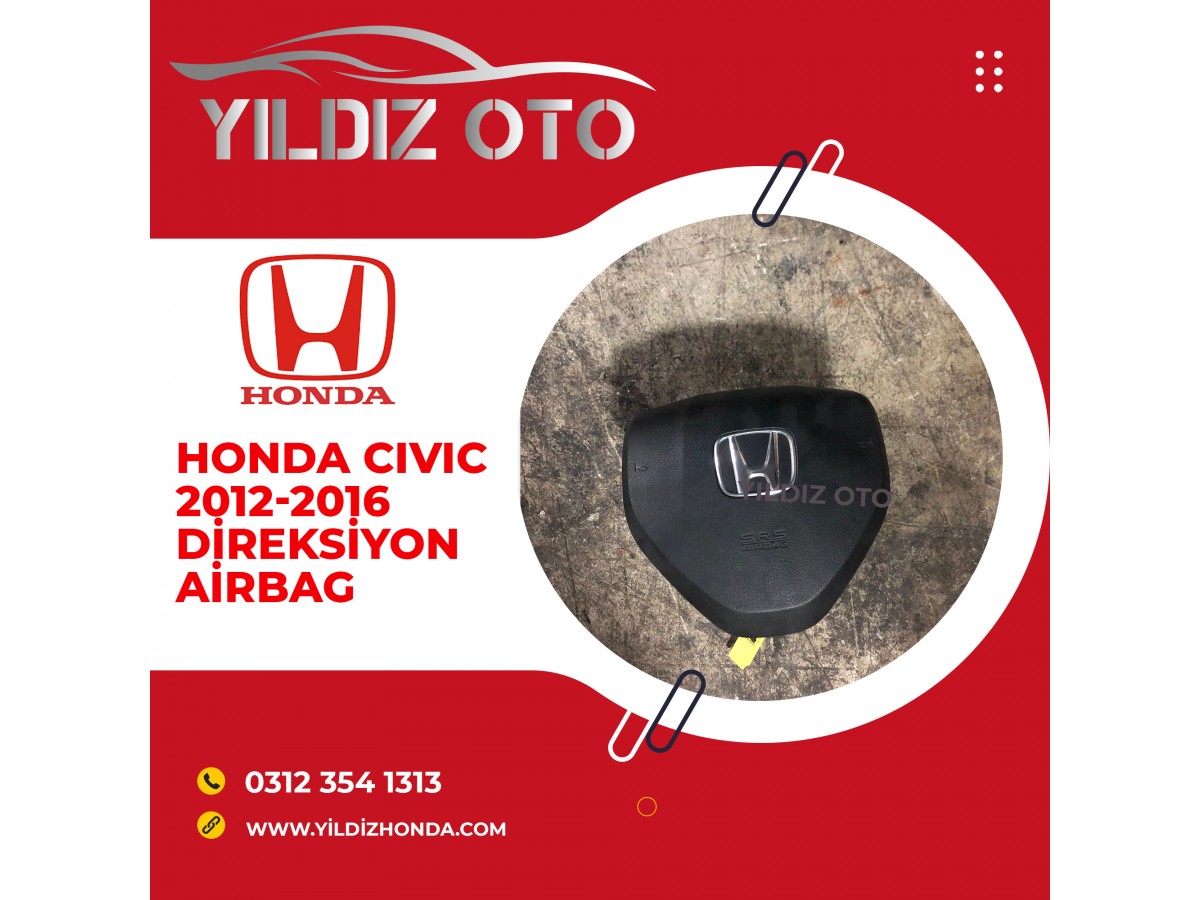 Honda cıvıc 2012-2016 direksiyon airbag