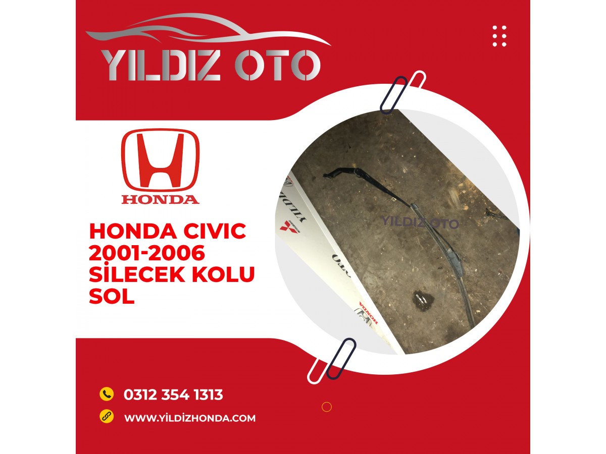 Honda cıvıc 2001-2006 silecek kolu sol
