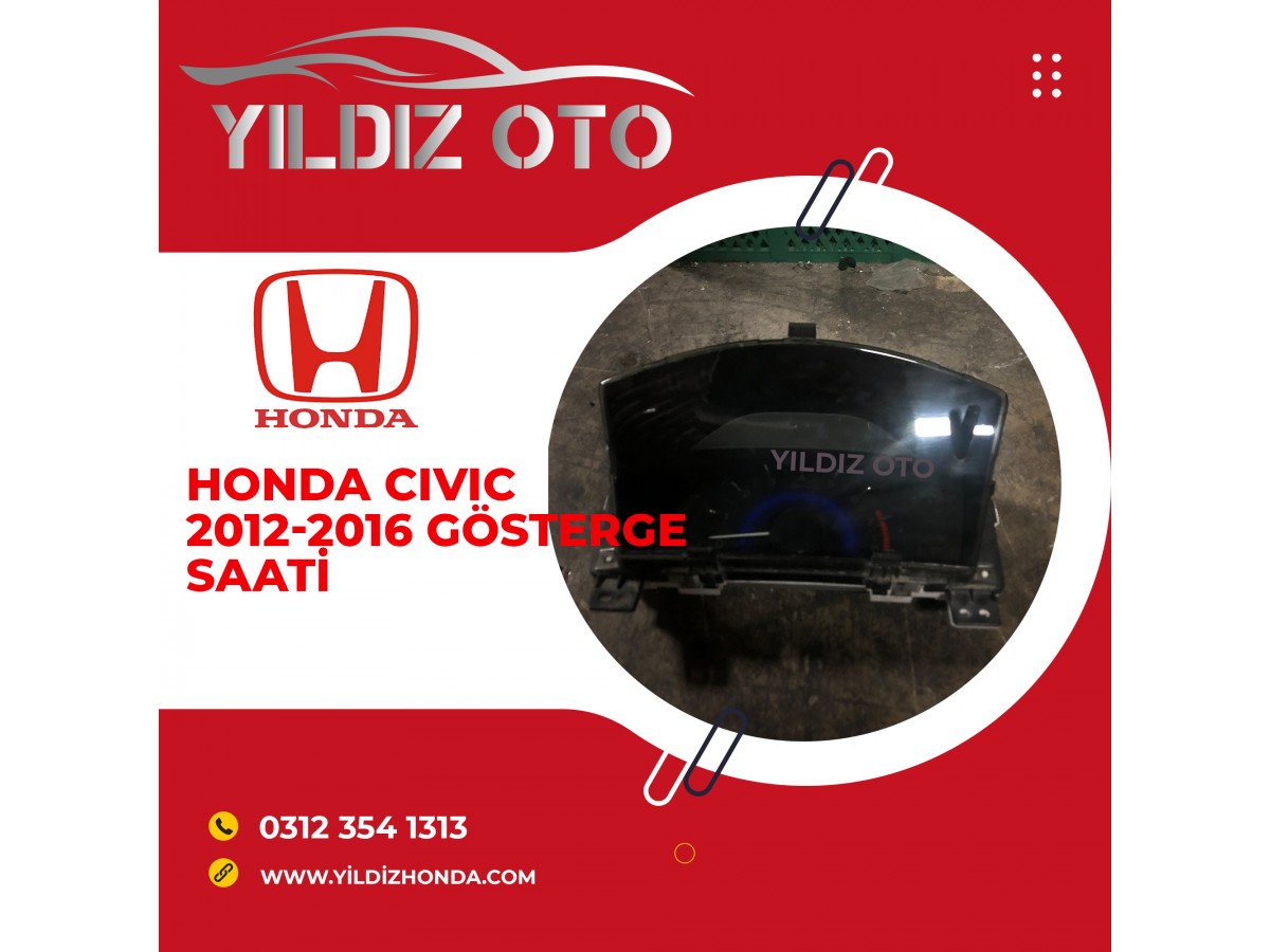 Honda cıvıc 2012 - 2016 gösterge saati