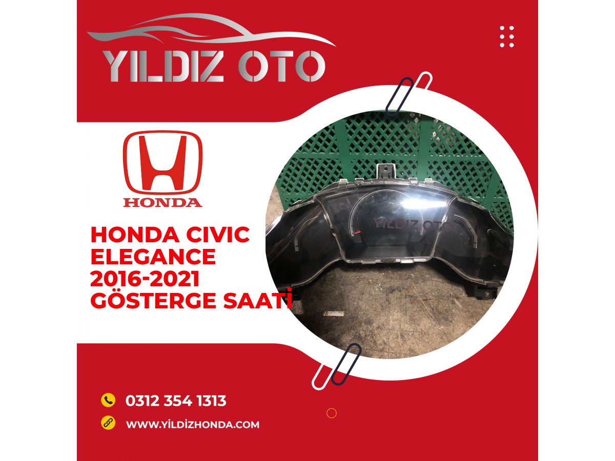 Honda cıvıc elegance 2016-2021 gösterge saati