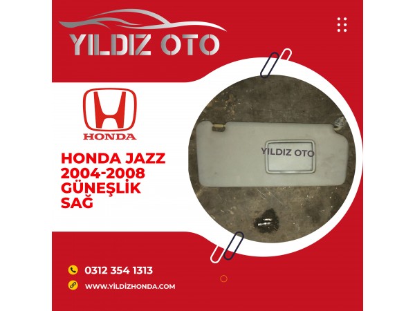 Honda jazz 2004 - 2008 güneşlik sağ