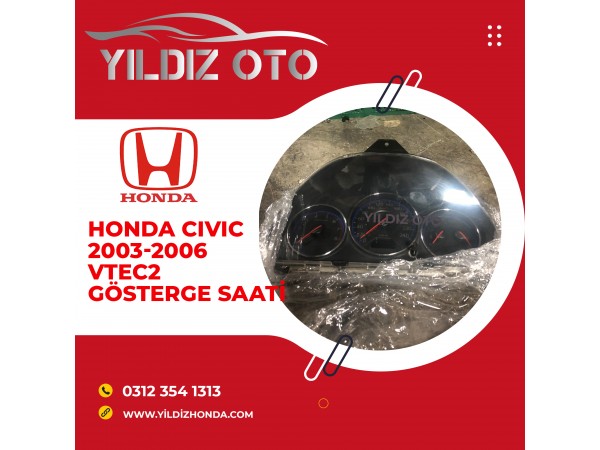 Honda cıvıc 2003-2006 vtec2 gösterge saati