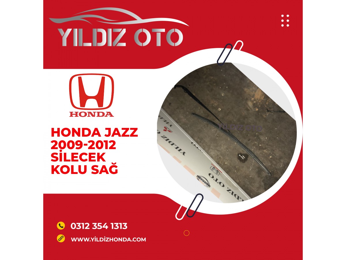 Honda jazz 2009-2012 silecek  kolu sağ