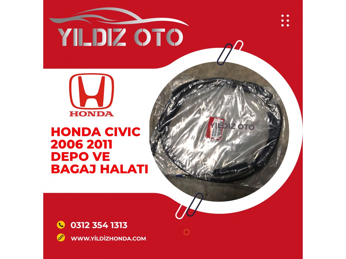Honda cıvıc 2006-2011 depo ve bagaj halatı
